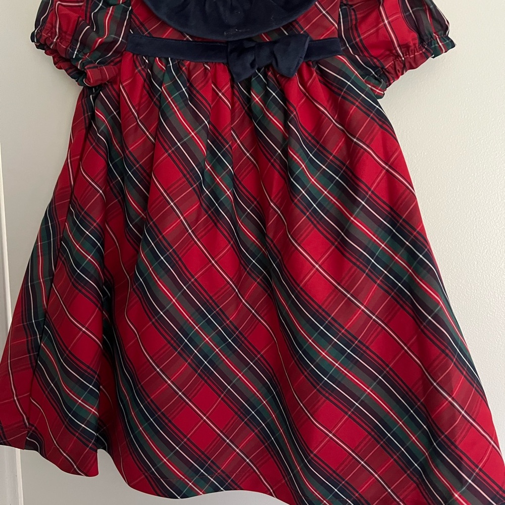 Max Studio Red and Navy Dress